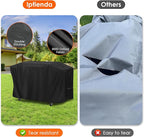 Grill Cover for Weber Slate 28” Rust-Resistant Griddle, 64in Outdoor Flat Top Grill Cover Waterproof for Weber Slate Liquid/Gas Griddle 1501479 1501345-64x25x34inch