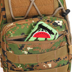 Viriber Tactical Backpack, Waterproof Military Cross-body Molle Sling Shoulder Backpack Chest Bag for Outdoor Every Day Carry Camouflage A