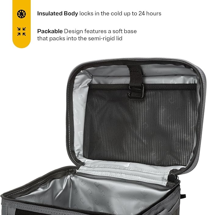 RTIC 8 Can Everyday Cooler, Soft Sided Portable Insulated Cooling for Lunch, Beach, Drink, Beverage, Travel, Camping, Picnic, for Men and Women