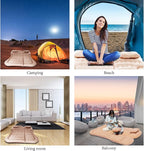 SAYGOGO SUV Air Mattress Camping Bed Cushion Pillow - Inflatable Thickened Car Air Bed Mattress with Air Pump Portable Sleeping Pad for Home Car Travel Camping Upgraded Version - Beige1