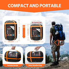 Single Sleeping Bag for Adults Kids 3-Season, Lightweight Waterproof Ripstop, Dual Zipper Bottom Vent, Compression Sack, Portable Camping Hiking Backpacking Gear