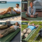 Gear Doctors® Ether 17.5oz Ultralight Camping Sleeping Pad – Backpacking Air Mattress – Camping Mattress Pad – Compact Inflatable Sleeping Mat for Backpacking, Comfortable Outdoor Hiking, Tent, Travel