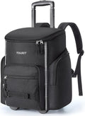 TOURIT Rolling Cooler Backpack: Leakproof Waterproof Insulated 36 Cans Beach Cooler with Wheels and Handle Outdoor Camping Picnic Travel