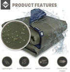 onewind Camping Blanket, Recycled Nylon Fabric Dupont Sorona Fillings, Warm, Puffy, Breathable, Windproof, Packable, Lightweight Camping Quilt for Outdoor Hiking Backpacking Travel Beach