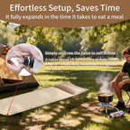 Self-Inflating Camping Mat - 1.2"/2" Thick Portable Air Mattress with Pillow for Outdoor, Hiking & Travel (Offwhite 1.2" for Single)