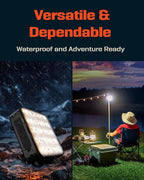 P4X Camping Lantern - Hanging Lantern w/ Bright & Warm Adjustable Lighting - Emergency Lantern w/ USB-C Charging - Rechargeable Camping Light for Power Outage, Tent, Outdoor, Hiking, Camp, & Fishing