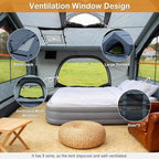 Inflatable Tents for Camping - Easy Blow Up Glamping Tent with Hand Pump, Waterproof PVC Air Inflatable Tent House for Family Weekend Camping