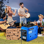 3450-Watt Portable Inverter Generator for Home Use, 1.6Gallon Large Fuel Tank Up to 8.3 Hours Use, 120V Gas Powered Generator Super Quiet - EPA Compliant