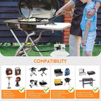GasSaf 4FT Propane Hose, Propane Adapter Hose 1lb to 20lb Propane Tank Connection, Propane Gas Hose Suitable for Weber Q Grills, Blackstone Griddles, Coleman Stoves, Buddy Heaters & More
