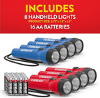 Eveready LED Flashlight Bright Reliable Flashlights for General Purpose, Great for Camping, Car, Emergency Storm Power Outage Handheld Flashlight (Batteries Included)