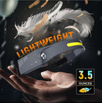 EGUKU Headlamp Rechargeable, Rechargeable LED Headlamps 1200Lumens 2 COB 230°Wide Beam Headlight with Bright 5 Modes Lightweight Waterproof Head Lamp for Outdoor Running, Camping Hiking
