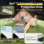 Inflatable Camping Tents 8-10 Person,129 Square Feets Large Inflatable Camping Tent with Stove Jack,Blow up Tent with Mesh Windows & Pump