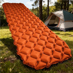 Single Self-Inflating Camping Sleeping Pad - Rapid Setup Ultralight Compact Air Mat for Hiking Travel Tent Outdoor(01Royal Blue)