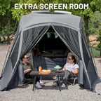 TIMBER RIDGE 5-9 Person SUV Tent with Screen Porch and Awning for Family Camping, Weather Resistant and Portable Van or Car Tent, Includes Rainfly and Storage Bag, 13' W X 10' L X 7.1' H