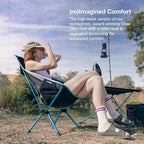 Helinox Chair One Highback (re) High-Performance Camping Chair, Blackout