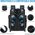 Backpack Coolers Insulated Leak Proof, 45 Cans Beach Cooler Backpack, Large Capacity Ice Chest Backpack, Waterproof Soft Cooler Bag Lunch Backpack for Men Women Camping Hiking