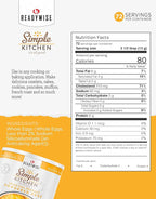 READYWISE - Simple Kitchen, Powdered Eggs, 72 Servings, Emergency Supply, Dehydrated Food, Baking Supplies, Camping Meals, Survival Food, 10 Can Egg Powder, Dehydrated Eggs Powder