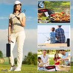 2 Pack Golf Cooler Beer Sleeve for Golf Bag Beverage Sleeve Small Can Cooler Accessories Keep Drinks Cold Golf Cooler Sleeve for Outdoor Sports Daily Work Travel Hiking