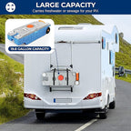 SereneLife 19.8 Gallon / 75L RV Water Tank – Camper Accessories Portable Container with Level Indicator, Rotating Spout, Metal Handle & Heavy-Duty Wheels, Suitable for Freshwater or Sewage Storage