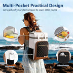 Backpack Coolers Insulated Leak Proof for Women Men, 35 Cans Large Capacity Waterproof Cooler Backpack, Soft Portable Cooler Bag for Beach Travel Camping Picnic Work