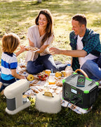 999Wh Solar Generator 1000W (Peak 2000W) Portable Power Station,110V Pure Sine Wave AC Outlets,60W Fast-Charging USB-C PD,Built-in Wireless Charger,RV Travel, and Home Backup Emergency
