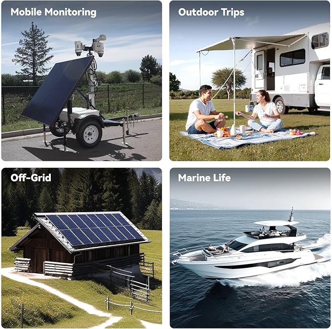 Power Queen 12V 200Ah LiFePO4 Battery 2560Wh, RV Lithium Battery up to 15000 Deep Cycles, Backup Power for Solar Off Grid, Home Energy Storage, Camper Van Trailer