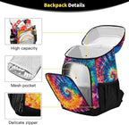 Tropical Pineapples Fruits Cooler Backpack Insulated Leak Proof Beach Cooler Bag Soft Lunch Picnic Hiking Camping Backpack Cooler
