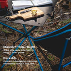Helinox Café Table Wide Portable Outdoor Dining Table