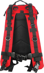 Lightning X Stocked EMS/EMT Trauma & Bleeding First Aid Responder Medical Backpack + Kit + Pouches - RED