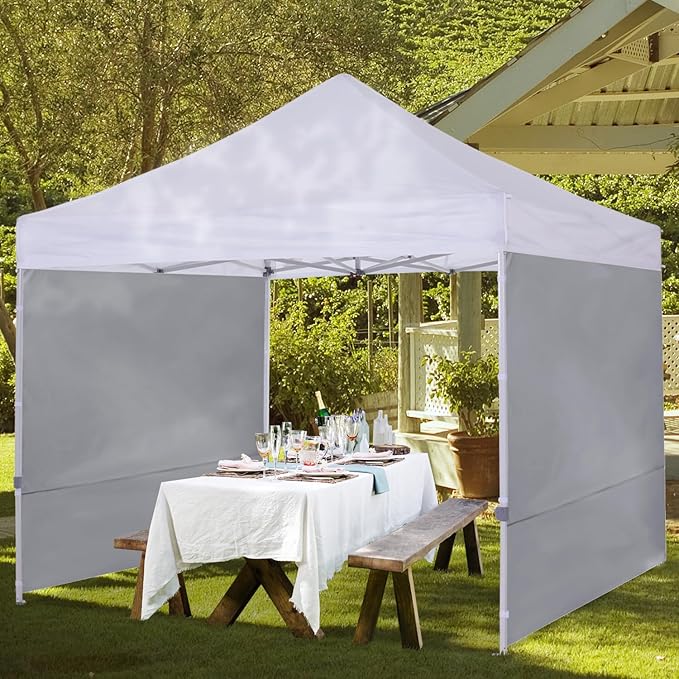 COOSHADE Instant Canopy SunWall 12x12 Canopy SideWall for Pop up Canopy Tent, 1 Pack Sidewall Only, Grey