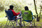 STRONGBACK Camping Chair XL Guru Heavy Duty Camping Chairs with Lumbar Support, Backpack Folding Camp Chair