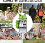 Hanke Backpack Cooler, 40 Cans Soft Leak Proof Picnic Backpack, Portable 2 Insulated Compartments Cooler Backpack Water Resistant for Lunch Beach Travel Camping Picnic Hiking,Green