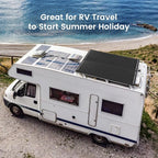 Solar Panel 200 Watt 12 Volt Monocrystalline – High Efficiency 200W 12V Solar Panel, Waterproof Junction Box, Off-Grid Battery Charger for RV, Boat, Cabin, Camper & Home Backup Power System
