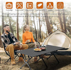 Outvita Beach Picnic Table, Lightweight Roll Up Low Camping Table, Portable Folding Table with Carrying Bag for Outdoor, BBQ, Sand, Picnic, Party, Patio 46 Inches