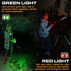 EverBrite Rechargeable Headlamp - 350 Lumens Head Lamp for Adults, 7 Modes with White/Red/Green Light, 30°Adjustable LED Headlight for Camping, Running, Hunting, and Hiking
