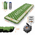 ECOTEK Outdoors Hybern8 Lynx - Linkable, Oversized Sleeping Pad - Innovative & Easy to Use - Lightweight & Compact - Perfect for Backpackers, Overlanders, Couples, and Families (Evergreen)
