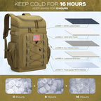 Maelstrom Backpack Cooler,Soft Lightweight Leakproof Cooler Backpack,Men Women 35/50 Can Insulated Cooler Bag,Keeps Hot/Cold for Up to 16 Hours,Perfect for Camping, Beach