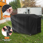 Grill Cover for Weber 28" Rust-Resistant Griddle, 53in Outdoor Flat Top Grill Cover Waterproof for Weber 3-Burner Griddle 1501005 and BBQ Grills-53x24x34inch
