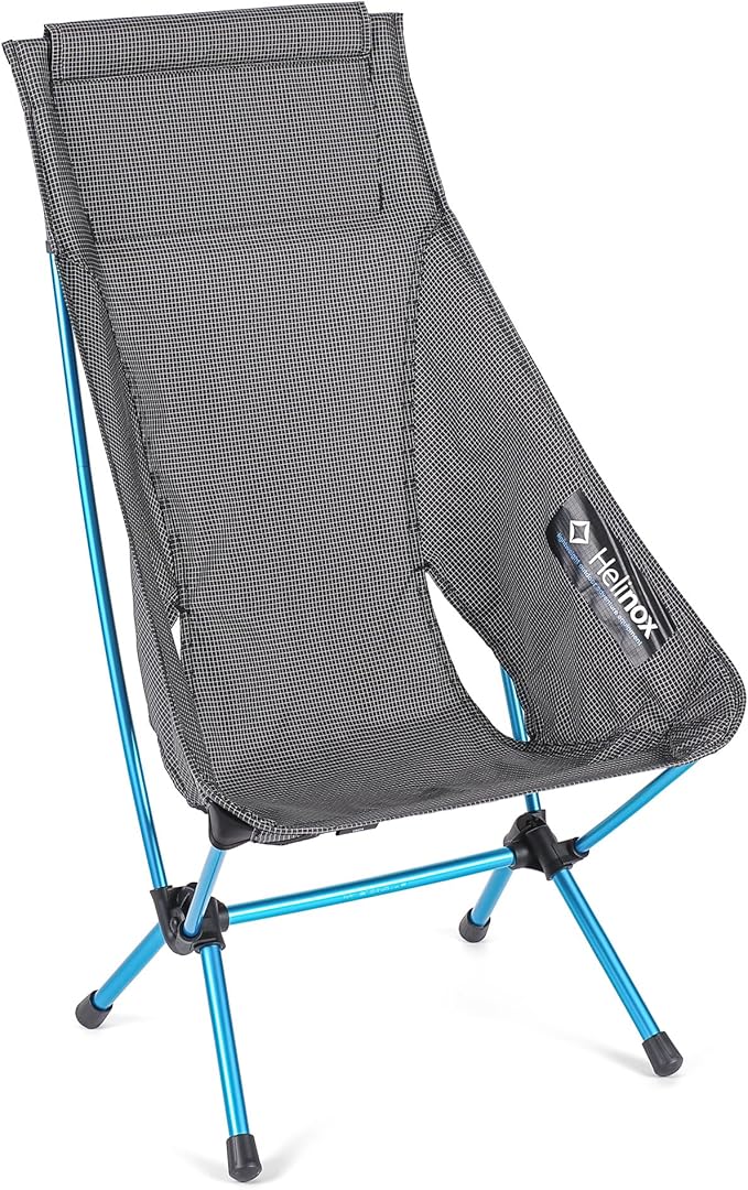 Helinox Chair Zero Highback Chair, 1.43lbs, Ultralight, High Back Camping Chair, Backpacking, Folding Outdoor Chairs, Black