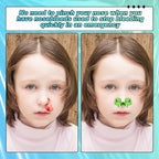 Frienda Professional Nose Stop Clips Plastic Foam Nosebleed Stopper Clips for Adults Accidental Emergency Condition Swimming(100 Pcs,Green,Standard Size)