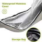 Cooling Foam Camping Mattress for Hot Sleeper,Waterproof Sleeping Pad with Carry Bag,Roll Up Cot Mattress Topper for Summer Camping Bed,Hiking,Car,Portable(75 x 30 x 2 inches)