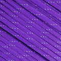 Fluorescent Reflective 550 Type III Guyline Tent Rope Camping Survival Cord High-Visibility Paracord (Reflective Acid Purple, 50 Feet)