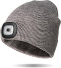 Classic Rechargeable LED Warm Knit Beanie Head Light Hat Headlamp for Outdoor Activities