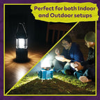 ATack LED Camping Lantern Battery Powered 4-Pack Camping Flashlight Lantern for Power Outages, Portable Collapsible Hanging Lights Essential for Home Outdoor Hurricane Emergency Lamp Survival Kit Gear