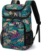 BAGLHER Lightweight Insulated Cooler Backpack - 30 Cans, Leak-Proof for Lunch, Picnic, Hiking, Camping Trips