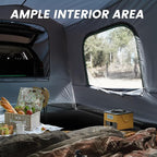 SUV Tent, Rectangle Car Tent for Family, Waterproof & Windproof for Car Camping, Large Camping Tents with Storage Bag, SUV, Van, Jeep