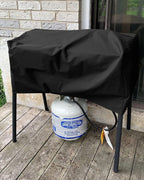 Patio Stove Cover for Camp Chef 2 Burner Waterproof Outdoor Cooking Stoves Covers 34.5 Inch UV Resistant Fits EX60LW, EX-60, DC-60LW, OSD-60LW, YK60LW, EX280LW Black WC007, 34.5L*16W*16H inch