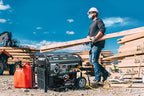 Pulsar GD10KBN 10500W Dual Fuel Home Backup Portable Inverter Generator with Wheel Kit and Electric Start RV Ready