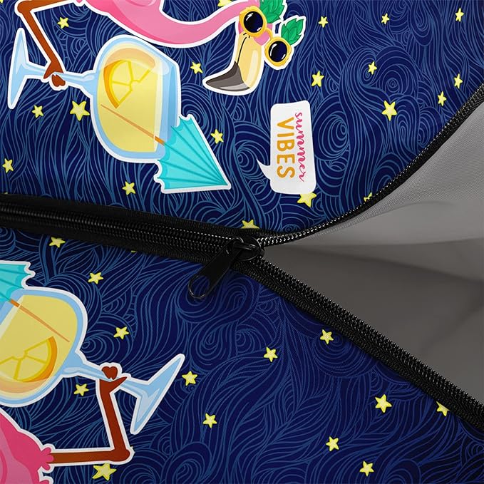 HOSIMA Butterfly Sleeping Bags for Adults and Kids for Camping,Black Gothic Ultralight Sleeping Bag for Cold Weather Summer.