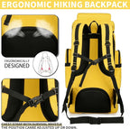 Hiking Backpack for Men 70L/100L Camping Backpack Military Rucksack Molle 3 Days Assault Pack for Climbing | Camping Backpack, 3 Days Assault Pack, for Climbing